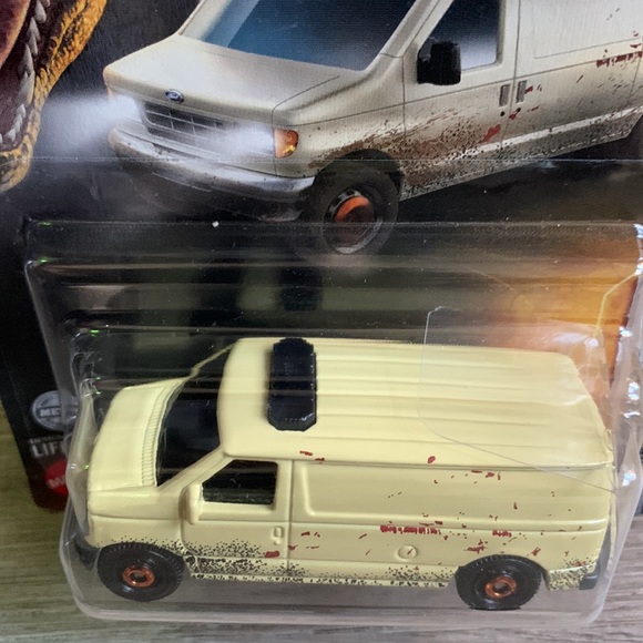 Ford Panel Van Matchbox Jurassic World Dominion Mattel MB JP 2022 New Toy Car - Picture 3 of 6